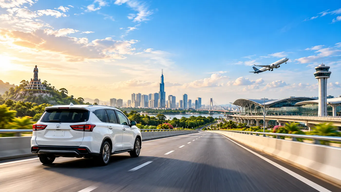 Private transfer from Tay Ninh to Tan Son Nhat Airport