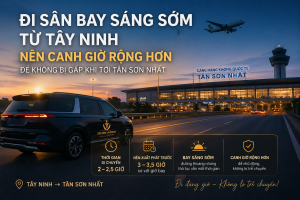 Nên xác định trước ga bay để xe trả khách đúng điểm, tránh mất thêm thời gian vòng lại.