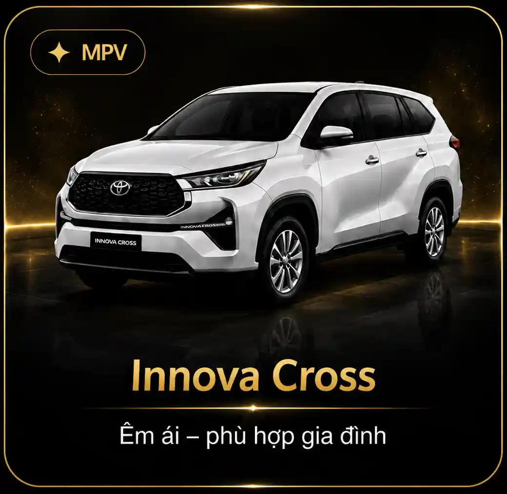 Innova Cross thuê xe gia đình Tây Ninh